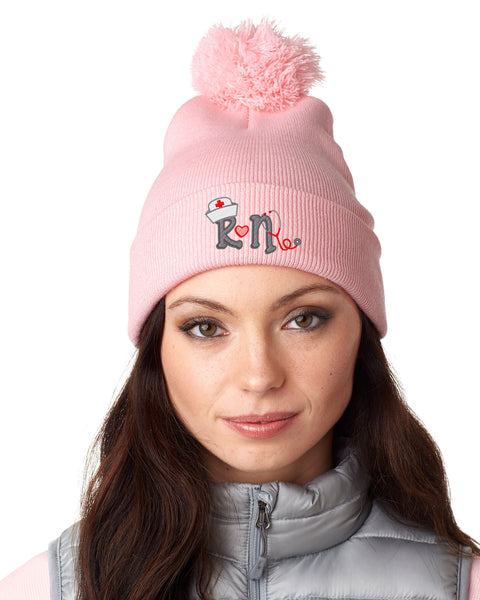 Embroidered RN Beanie